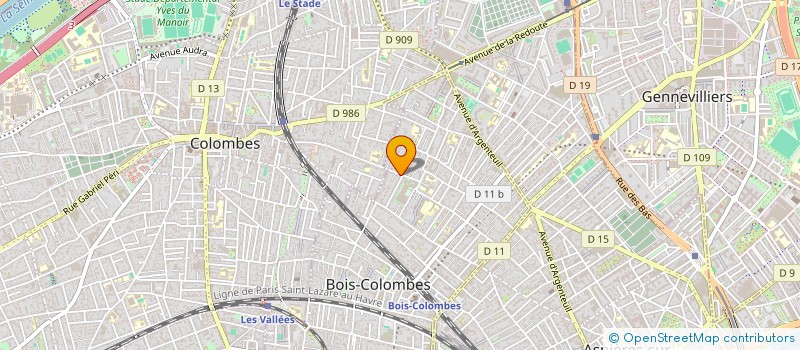 localisation de l'entreprise F.L.A.G.SP à BOIS-COLOMBES