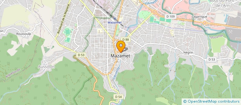 localisation de l'entreprise F.L.A. MAZAMET à MAZAMET