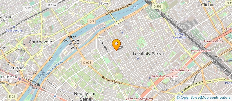 localisation de l'entreprise F-L-AYMING à LEVALLOIS-PERRET