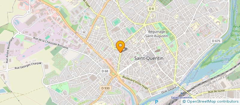 localisation de l'entreprise F L C à SAINT-QUENTIN