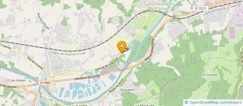 localisation de l'entreprise F.L.C.F.  SAINT-PANTALEON-DE-LARCHE