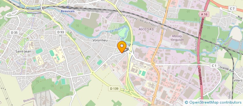 localisation de l'entreprise F.L.C.N.  ALLONNE