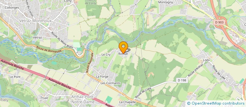 localisation de l'entreprise F.L CONCEPT  ARTHAZ-PONT-NOTRE-DAME