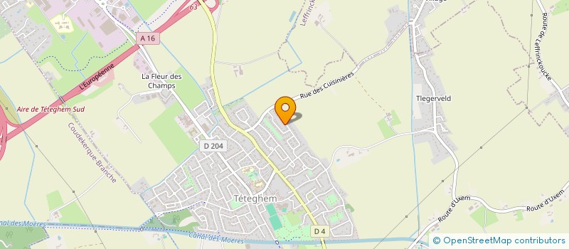 localisation de l'entreprise F L CONSULTING  TETEGHEM-COUDEKERQUE-VILLAGE