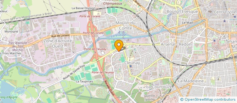 localisation de l'entreprise F & L CONTRACTANT  RENNES