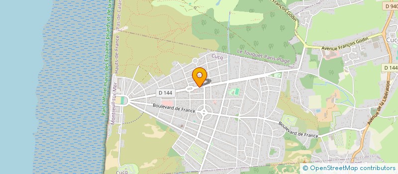 localisation de l'entreprise F & L DESIGN à CUCQ