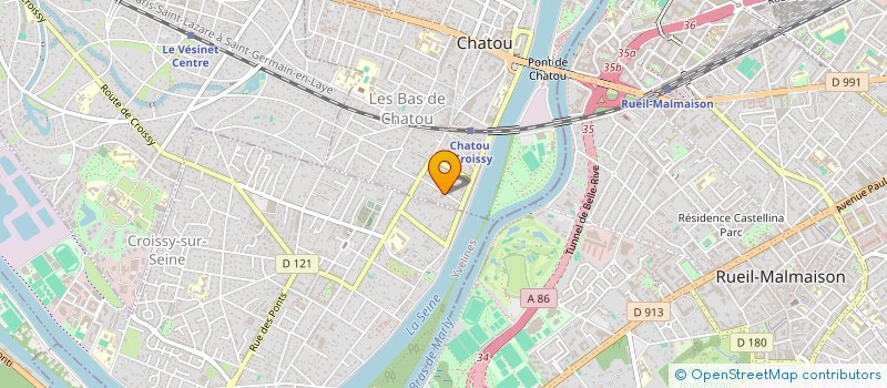 localisation de l'entreprise F.L. DEVELOPPEMENT  CHATOU