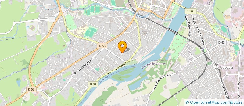 localisation de l'entreprise F.L ENGINEERING à ROANNE