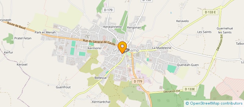 localisation de l'entreprise F. L ET ASSOCIES  GRAND-CHAMP