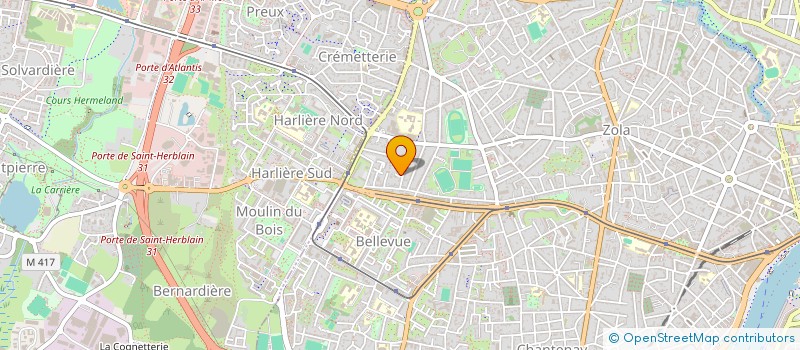 localisation de l'entreprise F.L. HABITAT.  NANTES