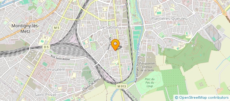 localisation de l'entreprise F.L.I.R.T.  METZ