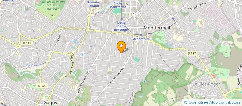 localisation de l'entreprise F L INVESTISSEMENT à MONTFERMEIL