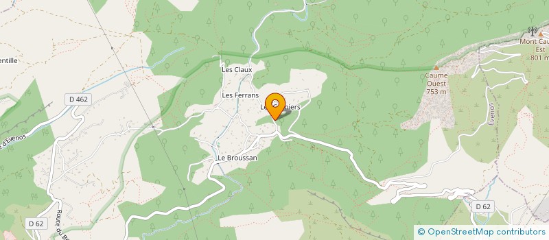 localisation de l'entreprise F L J  EVENOS