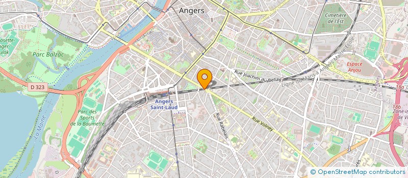 localisation de l'entreprise F.L.K. à ANGERS