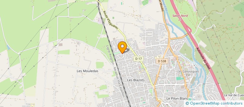 localisation de l'entreprise F.L.M.G.  SALON-DE-PROVENCE