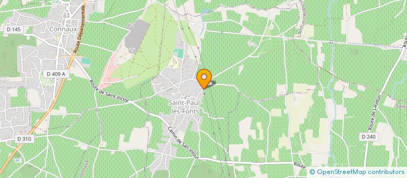 localisation de l'entreprise F.L.M PLOMBERIE  SAINT-PAUL-LES-FONTS