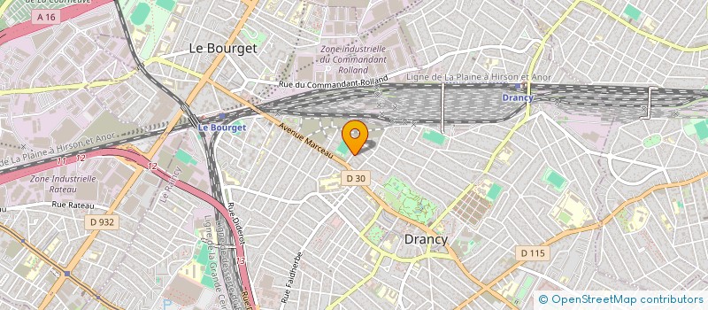 localisation de l'entreprise F.L.P. à DRANCY