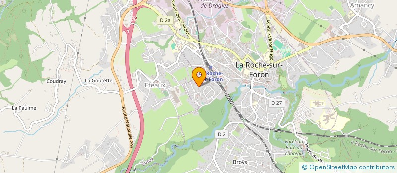 localisation de l'entreprise F&L PATRIMOINE  LA ROCHE-SUR-FORON