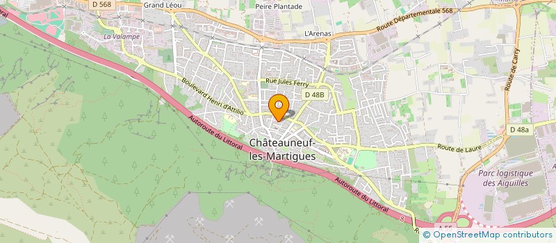 localisation de l'entreprise F&L PATRIMOINE  CHATEAUNEUF-LES-MARTIGUES