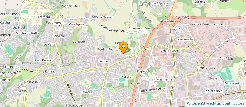 localisation de l'entreprise F.L QUIMPER à BREST