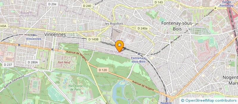 localisation de l'entreprise F.L.R GESTION à FONTENAY-SOUS-BOIS
