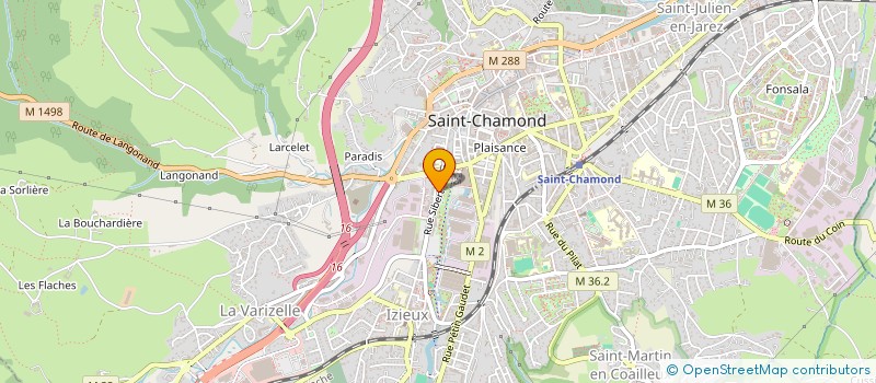 localisation de l'entreprise F & L REALISATIONS  SAINT-CHAMOND
