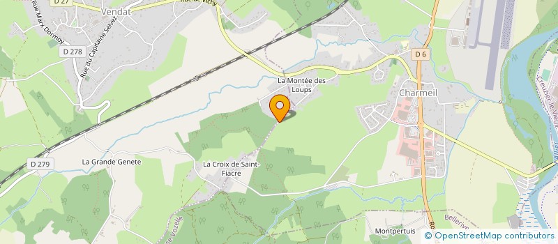 localisation de l'entreprise F.L. SERVICES à CHARMES