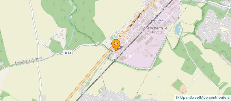 localisation de l'entreprise F.L.V  COIGNIERES