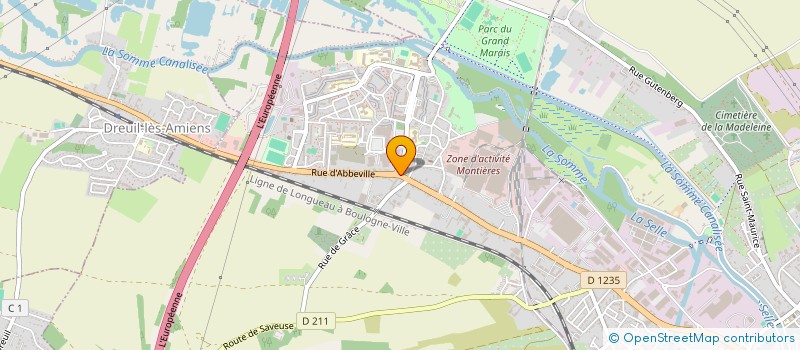 localisation de l'entreprise F L Z à AMIENS