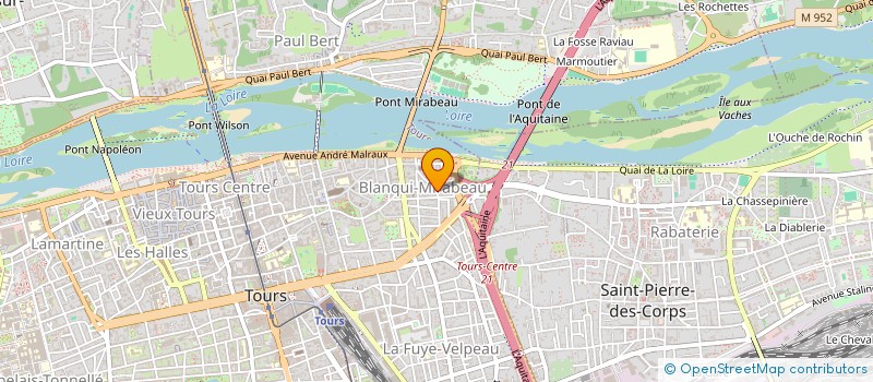 localisation de l'entreprise F-LAB  TOURS