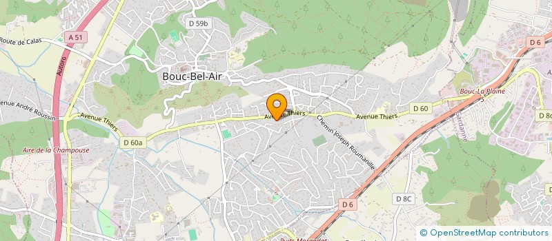 localisation de l'entreprise F-LOGOZ à BOUC-BEL-AIR