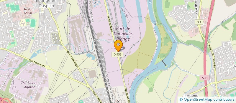 localisation de l'entreprise F LOR EST  UCKANGE