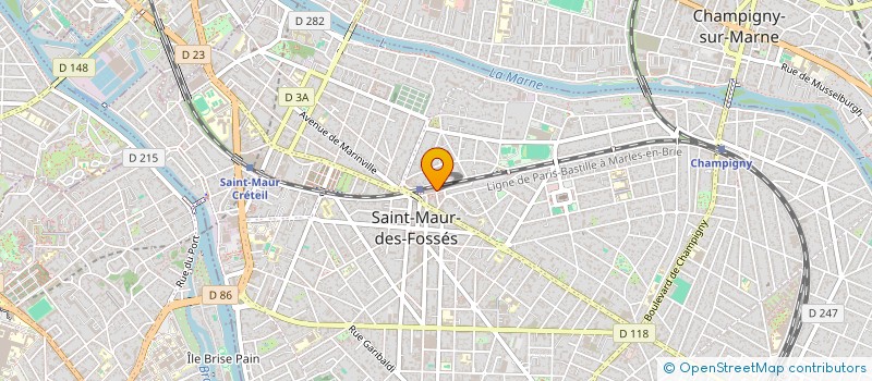 localisation de l'entreprise F.LYS à SAINT-MAUR-DES-FOSSES