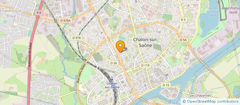 localisation de l'entreprise F M 2 I à CHALON-SUR-SAONE