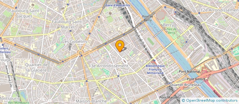 localisation de l'entreprise F.M à PARIS
