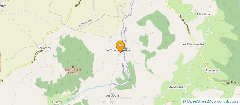 localisation de l'entreprise F M  SAINT-HAON