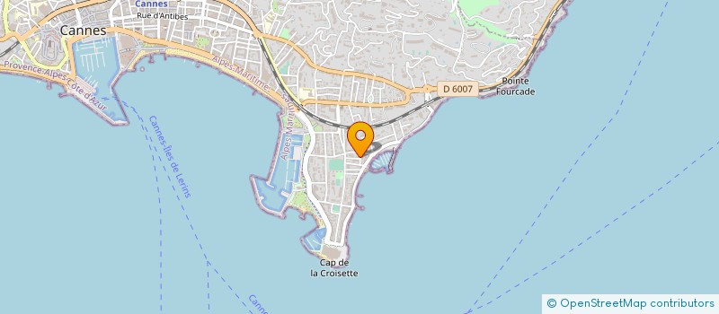 localisation de l'entreprise F & M à CANNES