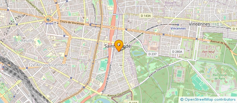 localisation de l'entreprise F&M  SAINT-MANDE
