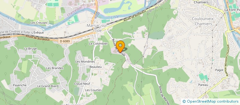 localisation de l'entreprise F.M.A.L.  MARSAC-SUR-L'ISLE