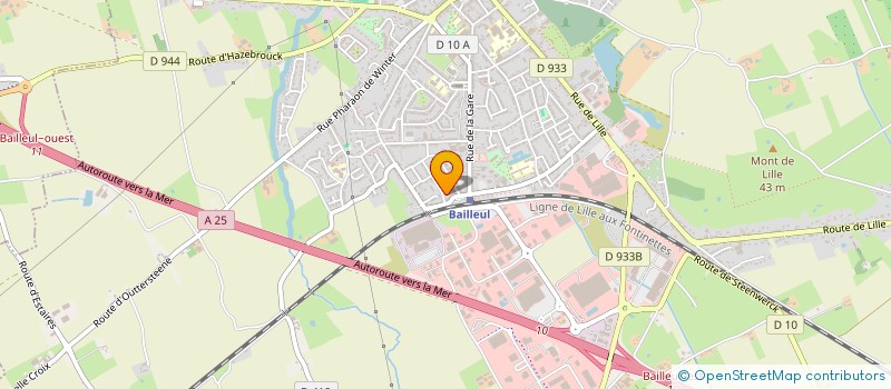 localisation de l'entreprise F.M.A PLATRERIE ISOLATION à BAILLEUL