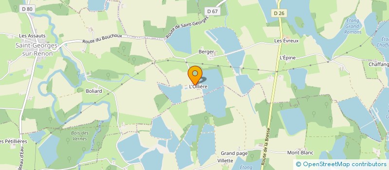 localisation de l'entreprise F.M. & ASSOCIES  SAINT-ANDRE-LE-BOUCHOUX