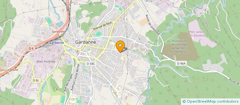 localisation de l'entreprise F.M.B  GARDANNE