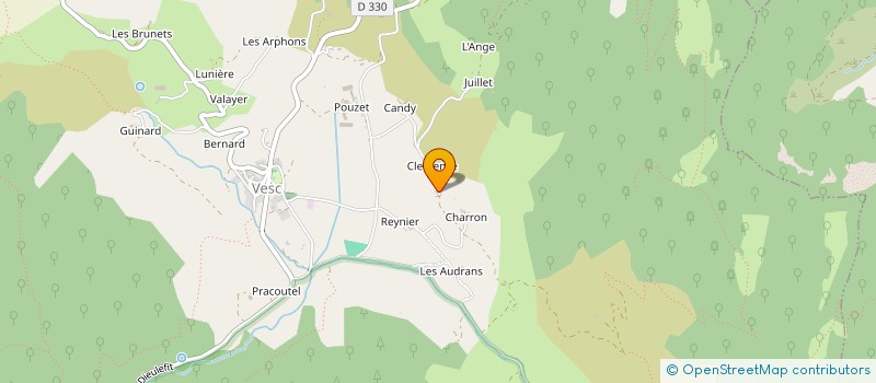 localisation de l'entreprise F.M.B.P.  VESC