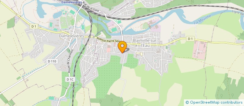 localisation de l'entreprise F.M.C  BLAINVILLE-SUR-L'EAU