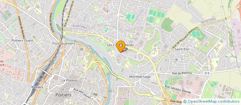 localisation de l'entreprise F.M.C. PICTAVE  POITIERS