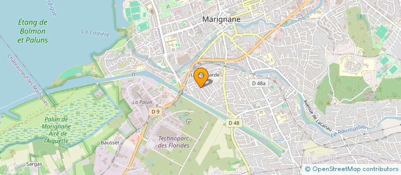 localisation de l'entreprise F.M.C.S-IMMO  MARIGNANE