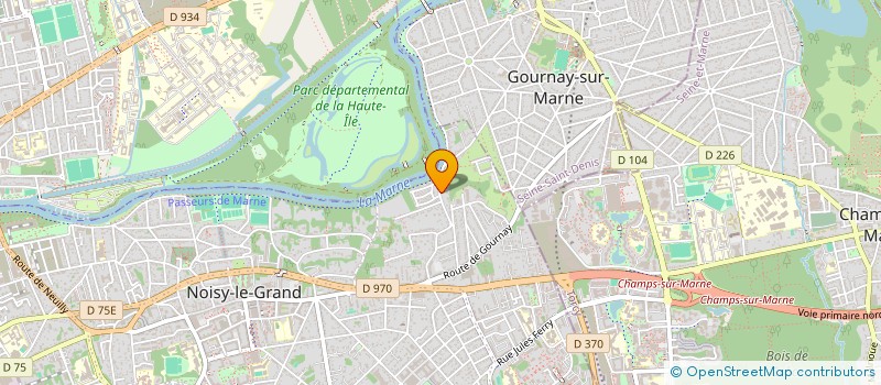 localisation de l'entreprise F M D BAT à NOISY-LE-GRAND