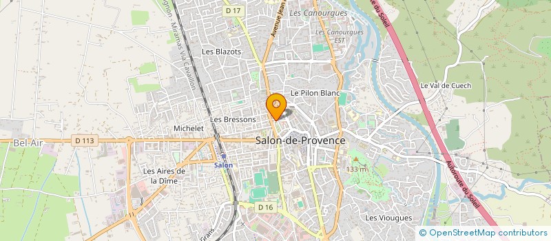 localisation de l'entreprise F.M.H.S  SALON-DE-PROVENCE