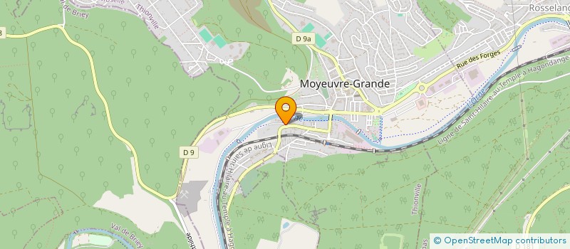 localisation de l'entreprise F.M.I.N.F  MOYEUVRE-GRANDE