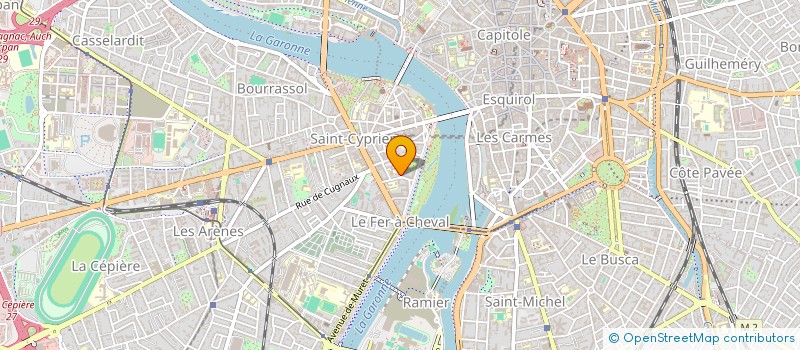 localisation de l'entreprise F M IMMOBILIER à TOULOUSE